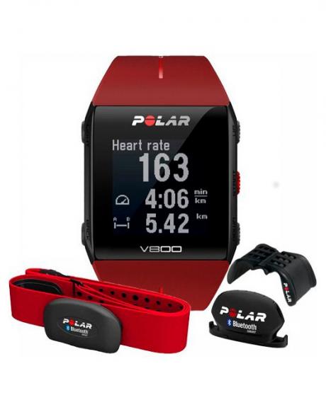 POLAR Спортивные часы V800 HR COMBO GEN RED Артикул: 90061182