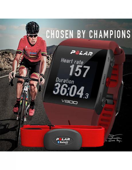 POLAR Спортивные часы V800 HR COMBO GEN RED Артикул: 90061182