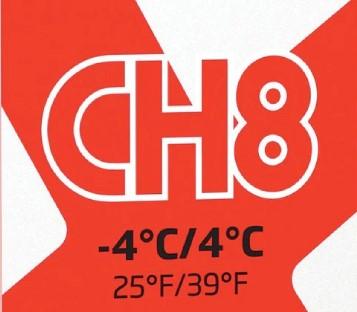 SWIX Парафин SWIX CH8X RED +4/-4°C, 60 г Артикул: CH08X-6