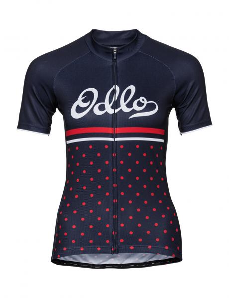 ODLO Велофутболка 1/2 ZIP FUJIN PRINT женская Артикул: 411441