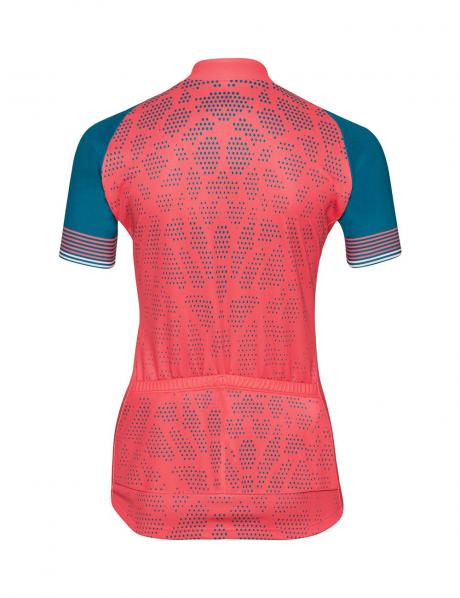 ODLO Велофутболка 1/2 ZIP FUJIN PRINT женская Артикул: 411441