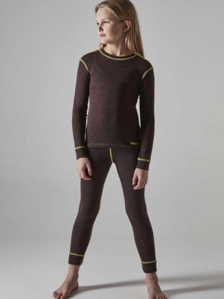 CRAFT Комплект термобелья CORE WOOL MERINO KIDS детский Артикул: 1909714