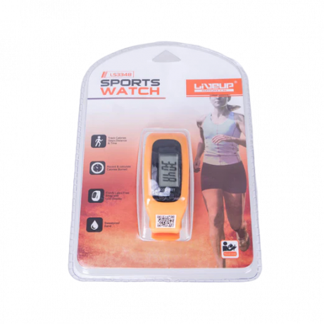 LIVEUP Электронные наручные часы-шагомер SPORTS WATCH Артикул: LS3348-Or
