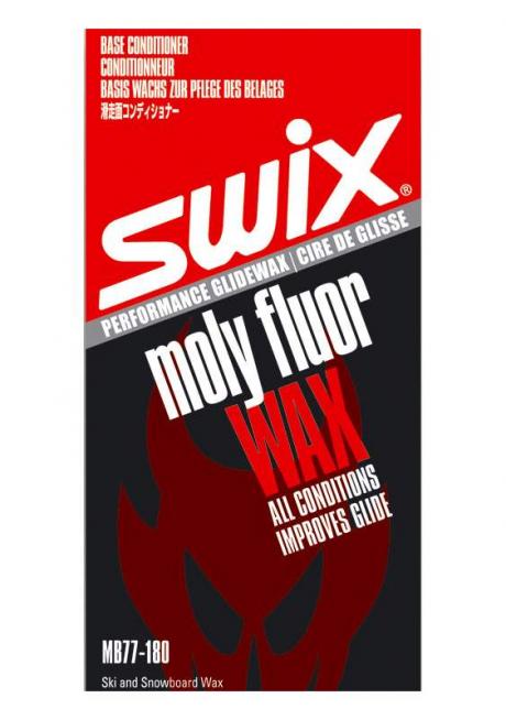 SWIX Парафин SWIX MOLY FLUOR, 180 г Артикул: MB077-18