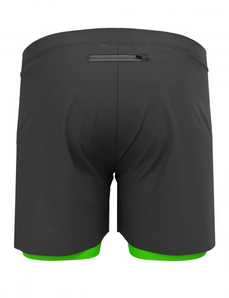 ODLO Шорты 2-в-1 ZEROWEIGHT 5 INCH мужские Артикул: 322562