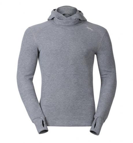 ODLO Футболка длинный рукав с капюшоном и маской WARM мужская Артикул: 152072