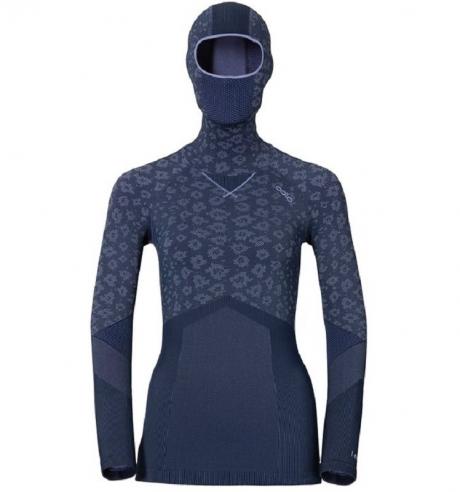 ODLO Футболка с капюшоном и маской BLACKCOMB EVOLUTION WARM женская Артикул: 180001