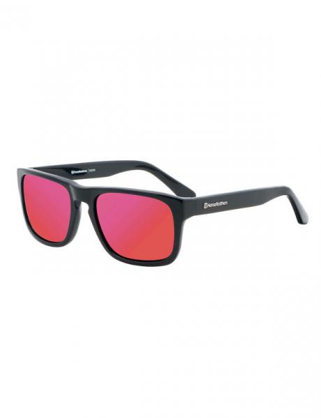 HORSEFEATHERS Солнцезащитные очки KEATON Gloss Black / Mirror Red C10 Артикул: AA865H
