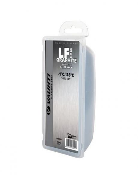 VAUHTI Парафин низкофтористый LF RACE GRAPHITE (-1/-25),180 г Артикул: EV-345-LFRG180