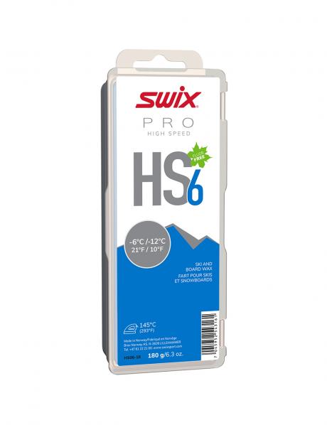 SWIX Парафин HS6 BLUE (-6/-12), 180 г Артикул: HS06-18