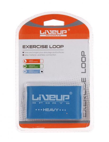 LIVEUP Резинка для фитнеса LATEX LOOP HEAVY Blue 50 см Артикул: LS3650-500Hb