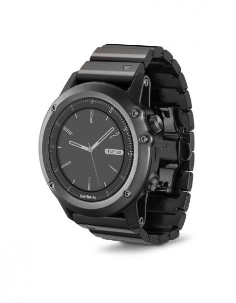 GARMIN Спортивные часы с GPS Fenix 3 Sapphire с металлическим браслетом Артикул: 010-01338-21