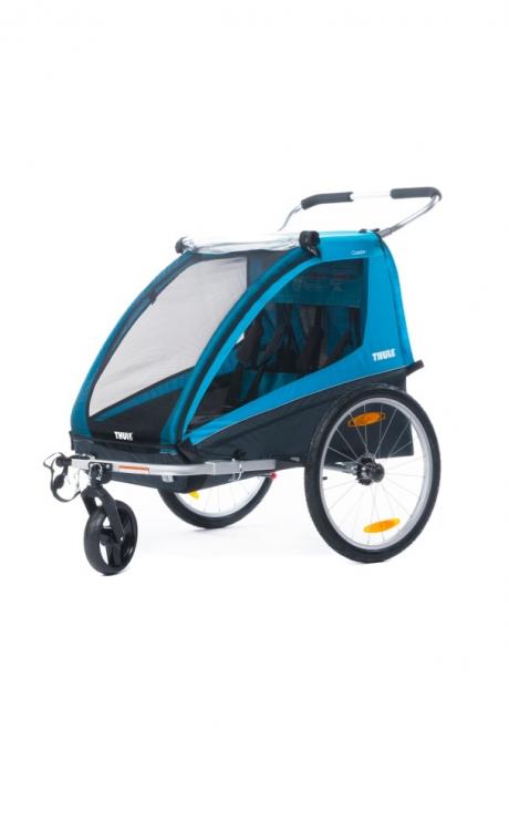 THULE Детский велоприцеп Thule Chariot Coaster2 (с велосцепкой и прогулочным набором), синяя Артикул: 10101801