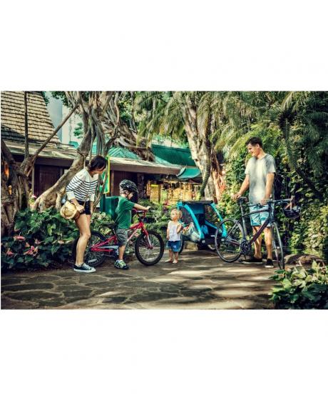 THULE Детский велоприцеп Thule Chariot Coaster2 (с велосцепкой и прогулочным набором), синяя Артикул: 10101801