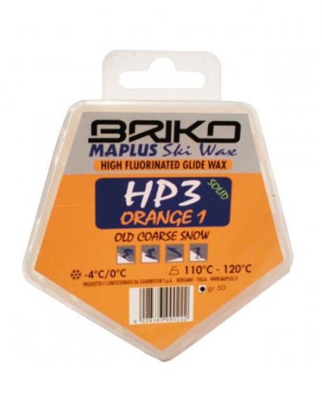BRIKO-MAPLUS Парафин высокофтористый HP3 ORANGE (0/-4), 50 г Артикул: BMW0906