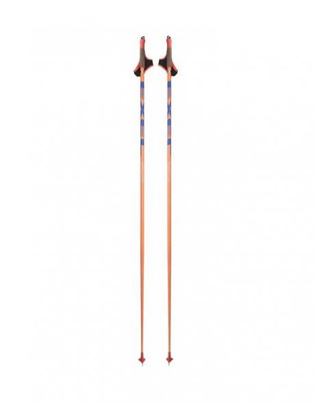 EXEL Лыжные палки WORLD CUP XR-100 FREE SIZE ORANGE/BLUE Артикул: XCR15001