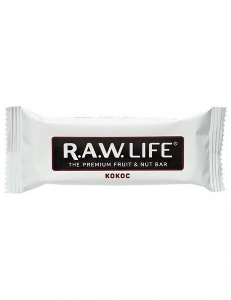 R.A.W LIFE Батончик "Кокос", 47 г Артикул: RAWLIFE-02
