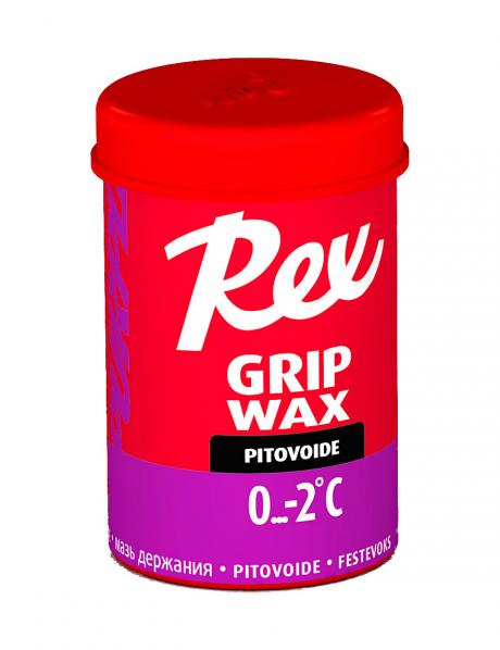 REX Мазь держания REX GRIP WAX PURPLE 0/-2°C, 45 г Артикул: rex-122