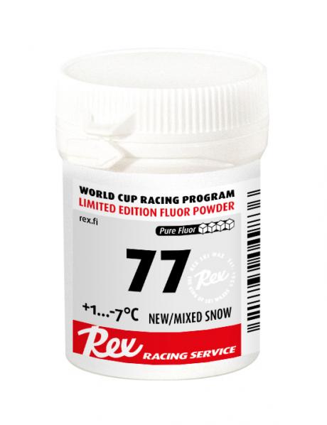 REX Фторовый порошок  Racing Service 77 для свежего/смешанного снега (+1/-7) Артикул: rex-20498-77