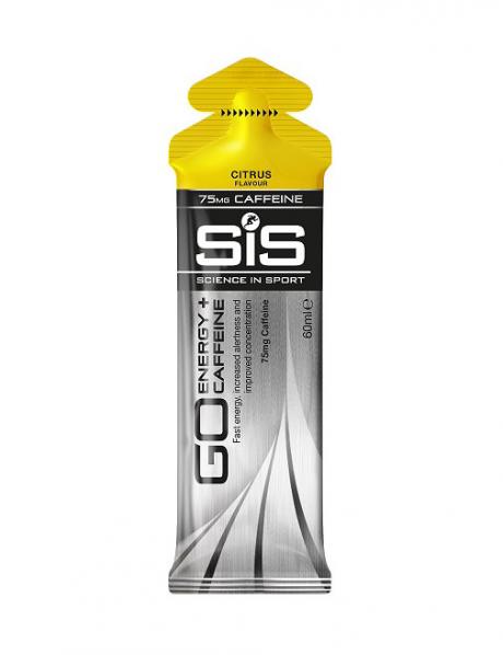 SIS Гель изотонический углеводный с кофеином 75 мг GO ENERGY + CAFFEINE GEL цитрус, 60 мл Артикул: 5025324022052