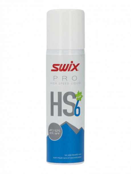 SWIX Парафин жидкий SWIX HS6L BLUE -4/-12 С, 125 мл Артикул: HS06L-12