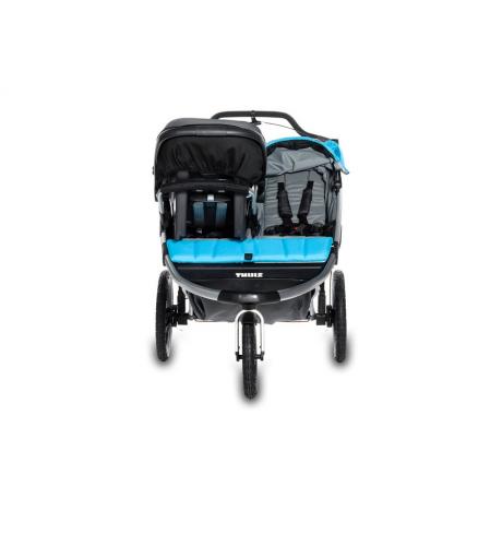 THULE Детская двухместная коляска Thule Urban Glide 2, тёмно-серая Артикул: 10101903