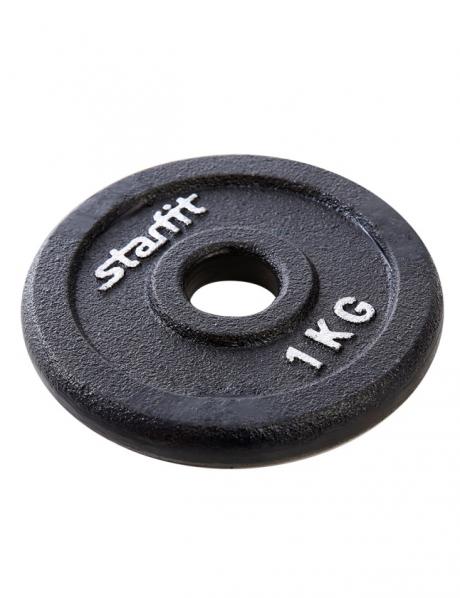 STARFIT Диск чугунный BB-204 1 кг Артикул: УТ-00009818