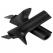 EXEL Наконечник POWER ROLLER FERRULE 8,5 мм BLACK  для лыжероллерных палок, 2 шт. Артикул: SPA14232-B