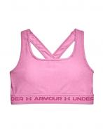 UNDER ARMOUR Спортивный топ ARMOUR® MID CROSSBACK HEATHER