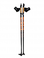 EXEL Лыжные палки SPIRIT PRO JR BLACK/ORANGE