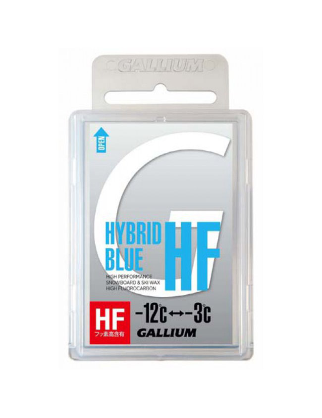 GALLIUM Высокофторовый парафин HYBRID HF BLUE Артикул: SW2151