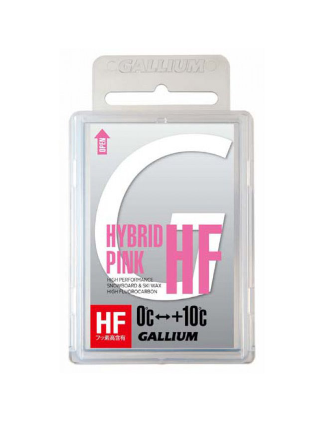 GALLIUM Высокофторовый парафин HYBRID HF PINK Артикул: SW2153