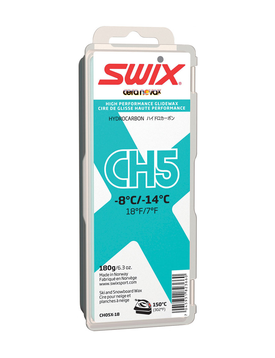 SWIX Мазь скольжения CH5X Turquoise (-8C / -14C), 180 г Артикул: CH05X-18