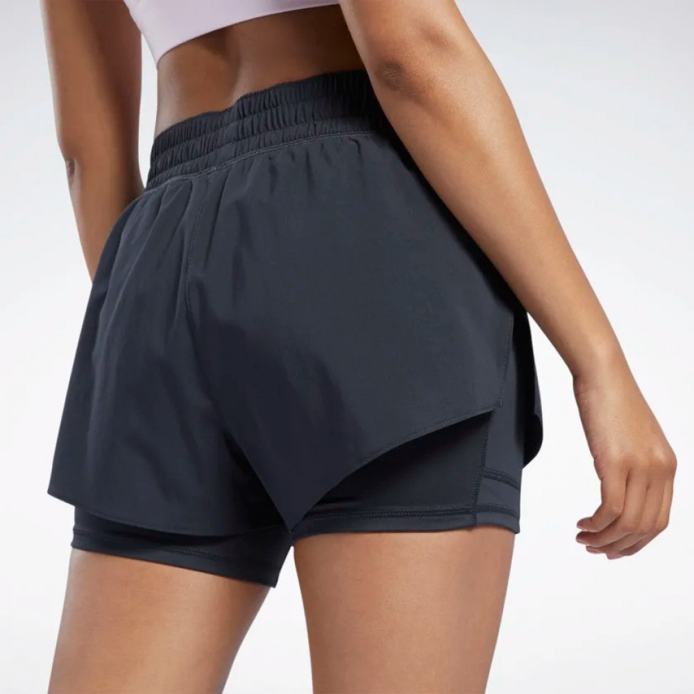 REEBOK Шорты WOR RUN 2 IN 1 женские Артикул: GR9511